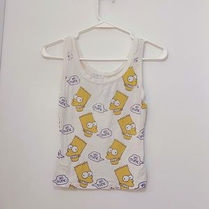 Yo Dude! Bart Simpson tank top